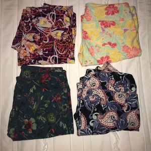 LulaRoe leggings $7 each or $25 for these 4